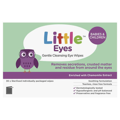 Little Eyes Cleansing Wipes 30