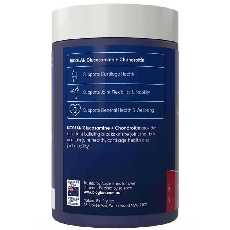 Bioglan Glucosamine + Chondroitin 180 Tablets