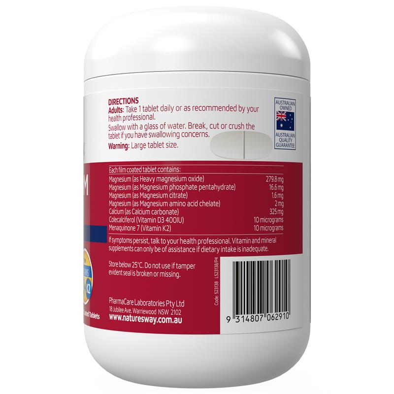 Nature's Way Magnesium Plus Calcium 150 Tablets
