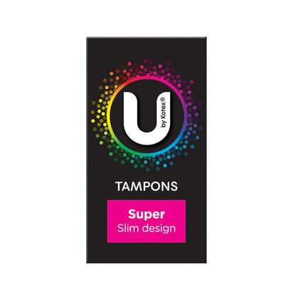 U by Kotex Slim Tampons Super 16 Pack