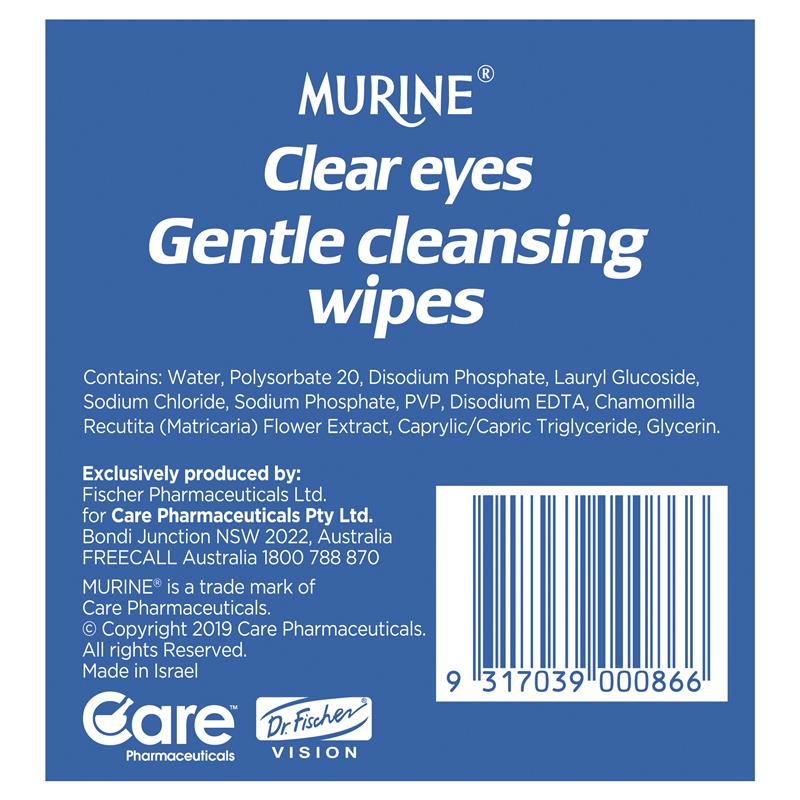 Murine Clear Eyes Wipes