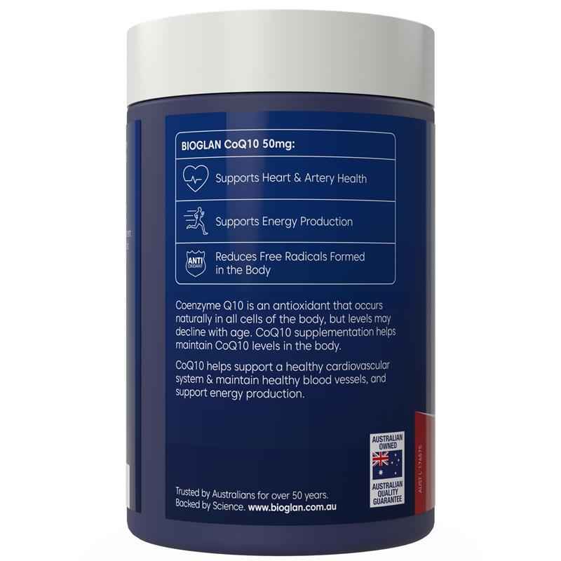 Bioglan CoQ10 50mg 200 Capsules