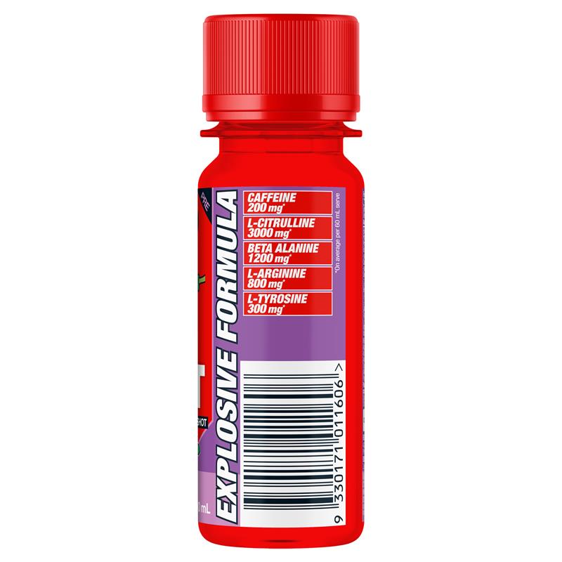 BSc Pre-Workout Shot Zappo Sour Grape 60ml