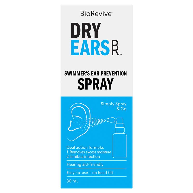 BioRevive Dry Ears Swimmers Ear Prevention Spray 30ml