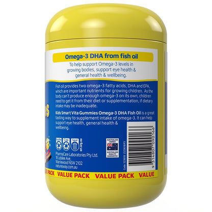 Nature's Way Kids Smart Vita Gummies Omega-3 150 Gummies Exclusive Size