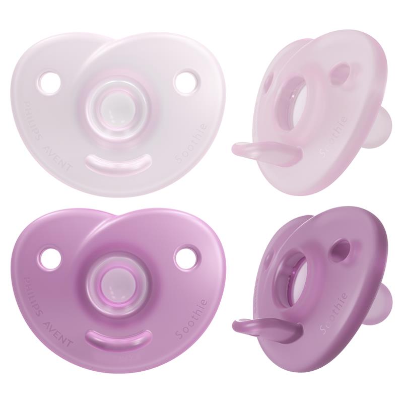 Avent Soothie 0-6 Months Pink 2 Pack
