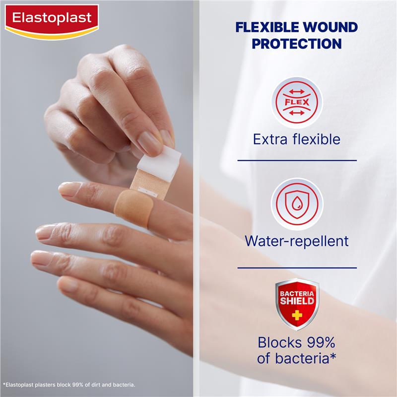 Elastoplast Flexible Fabric Strips 20 Pack - GimmeNow