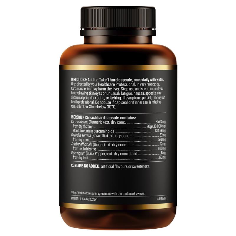 Go Healthy Turmeric 30000+ 1 A Day 120 Vege Capsules Exclusive Size