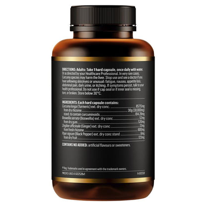 Go Healthy Turmeric 30000+ 1 A Day 120 Vege Capsules Exclusive Size