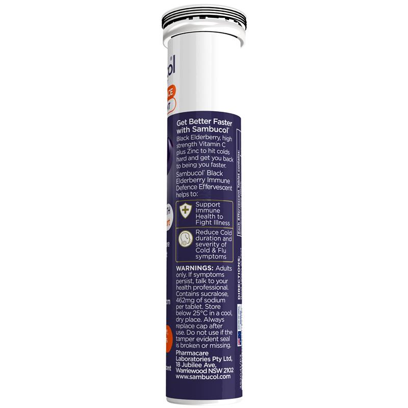 Sambucol HS Immune Defence 15 Effervescent Tablets