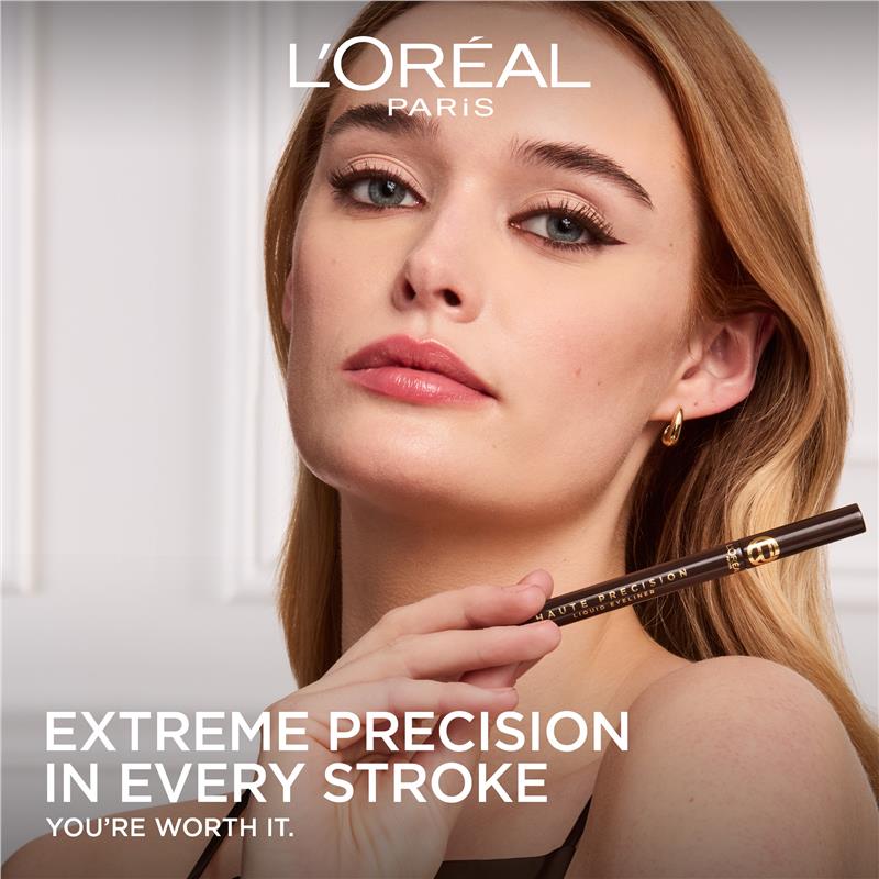L'Oreal Paris Haute Precision Felt-tip Eyeliner Brun Leather