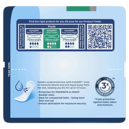 TENA Pads InstaDry 8 Pack