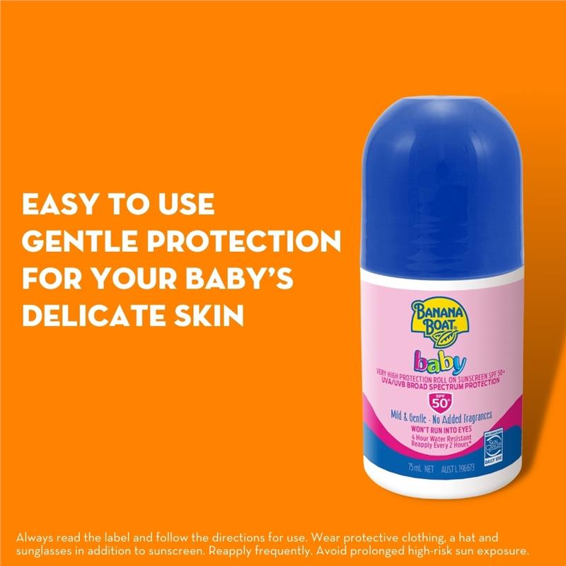 Banana Boat SPF 50+ Baby 75ml Roll On