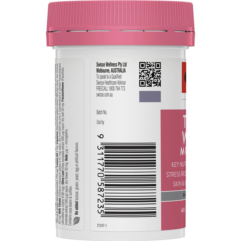 Swisse Teenage Ultivite Women's Multivitamin 60 Tablets - GimmeNow