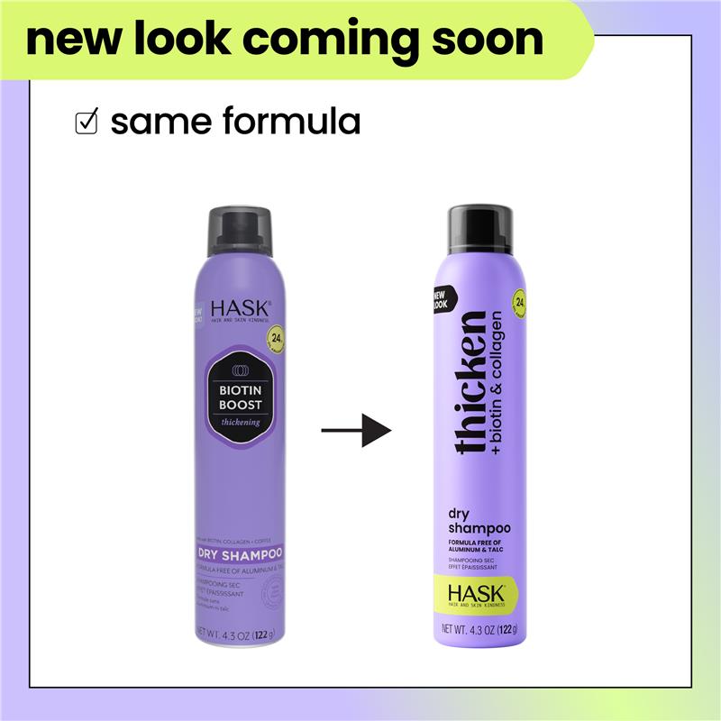Hask Exotics Biotin Dry Shampoo 122g