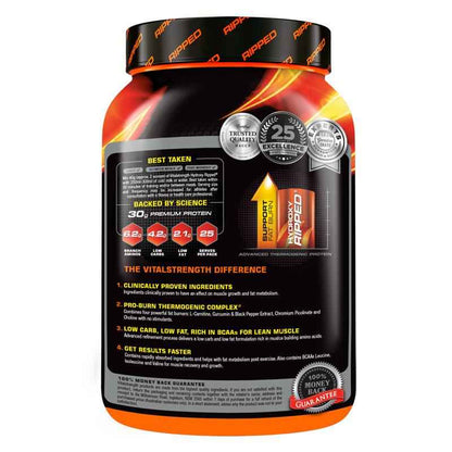 Vital Strength Hydroxy Ripped Thermogenic Protein Powder Vanilla 1kg