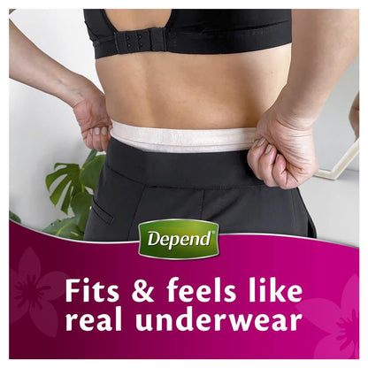 Depend Women Real Fit Underwear Super Extra Large 8 Pack