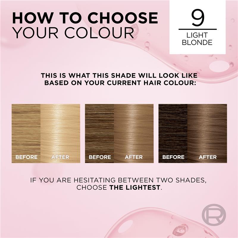 L'Oreal Excellence Creme 9 Light Blonde Hair Colour