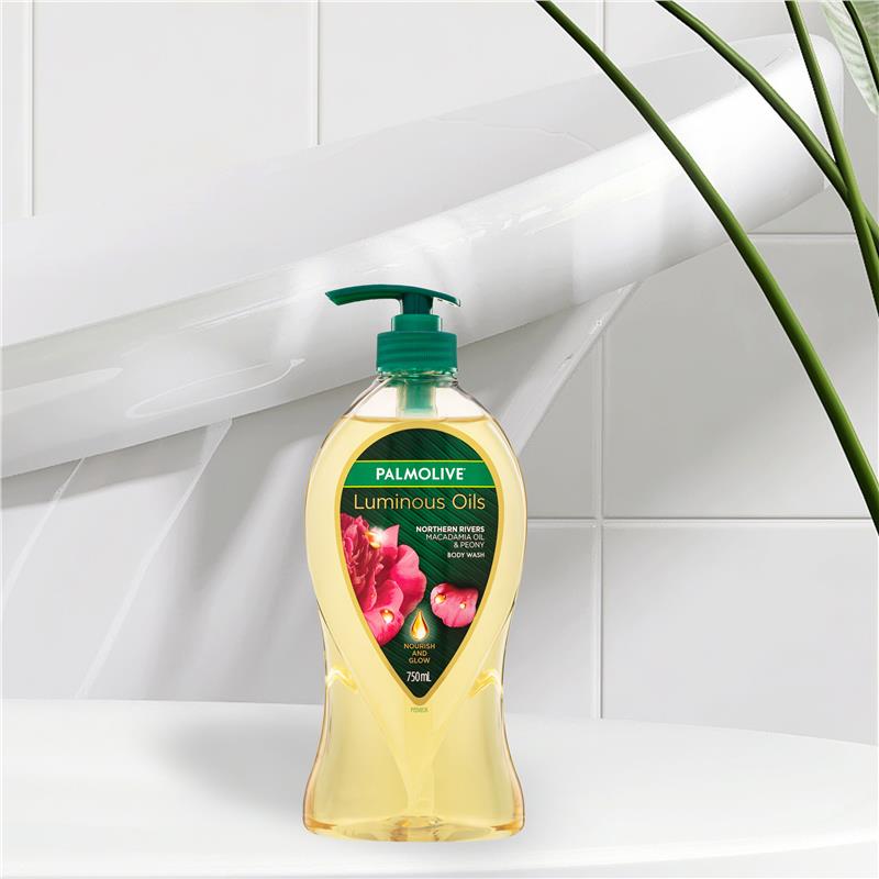 Palmolive Luminous Oils Body Wash Macadamia Oil & Peony 750ml