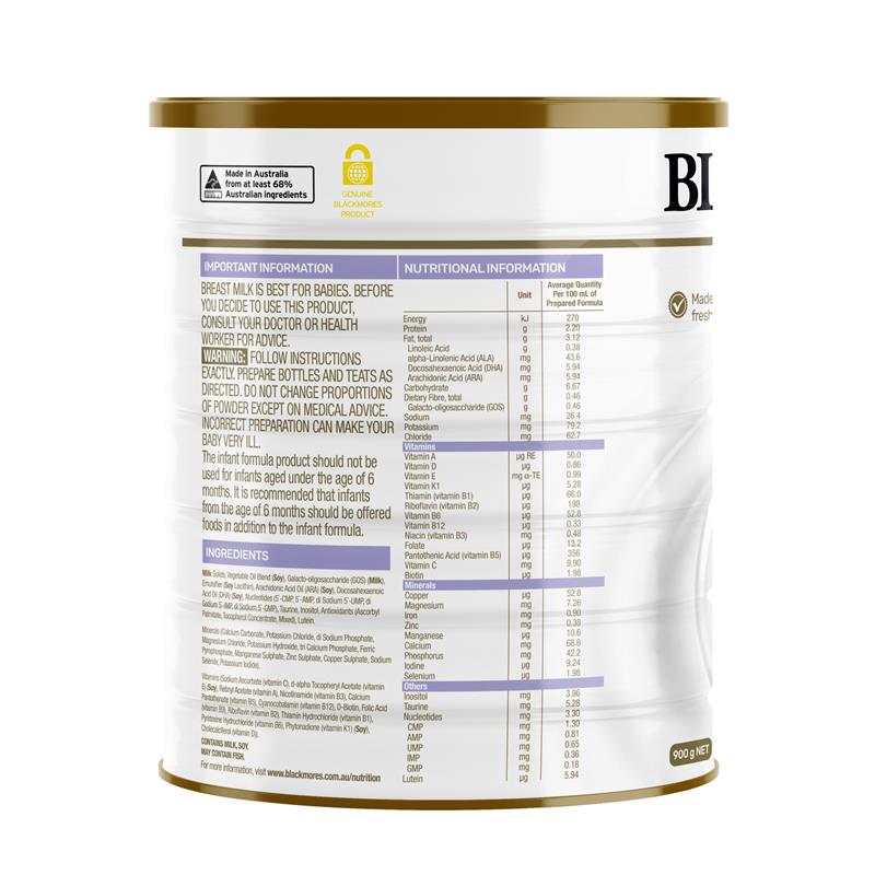 Blackmores Follow On Formula 900g