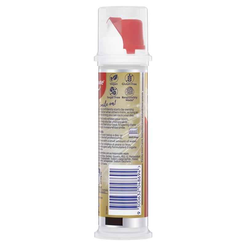 Colgate Toothpaste Whitening + Tartar Pump 130g