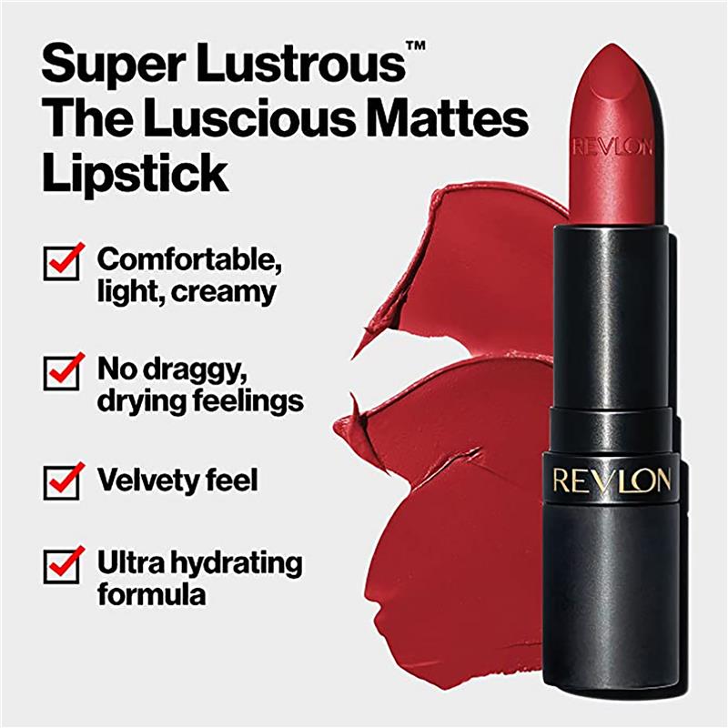 Revlon Super Lustrous Luscious Mattes Lipstick Cherries in the Snow
