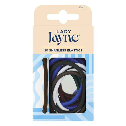Lady Jayne Snagless Thick Elastics, Assorted, Pk10