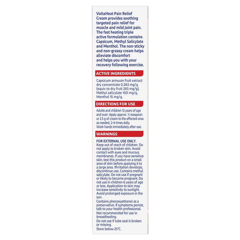VoltaHeat Pain Relief Cream 100g