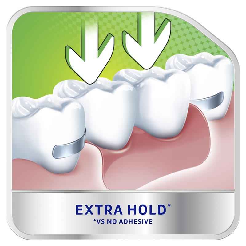 Polident Denture Adhesive Cream Fresh Mint 2x60g Pack Exclusive Size