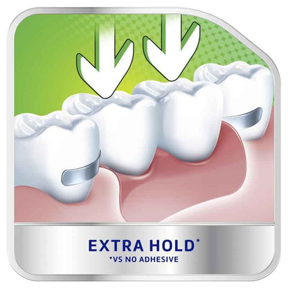 Polident Denture Adhesive Cream Fresh Mint 2x60g Pack Exclusive Size
