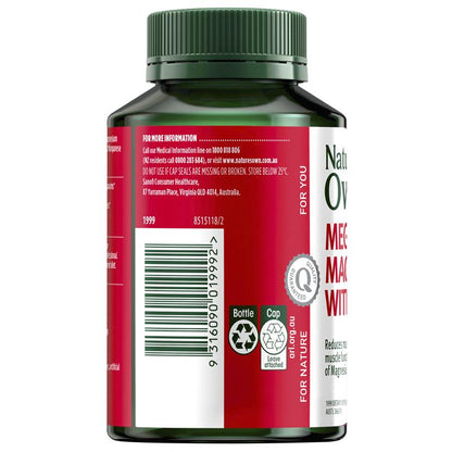 Nature's Own Mega Magnesium With Vitamin D3 100 Tablets