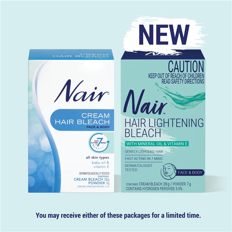 Nair Hair Lightening Bleach for Face & Body 35g - GimmeNow