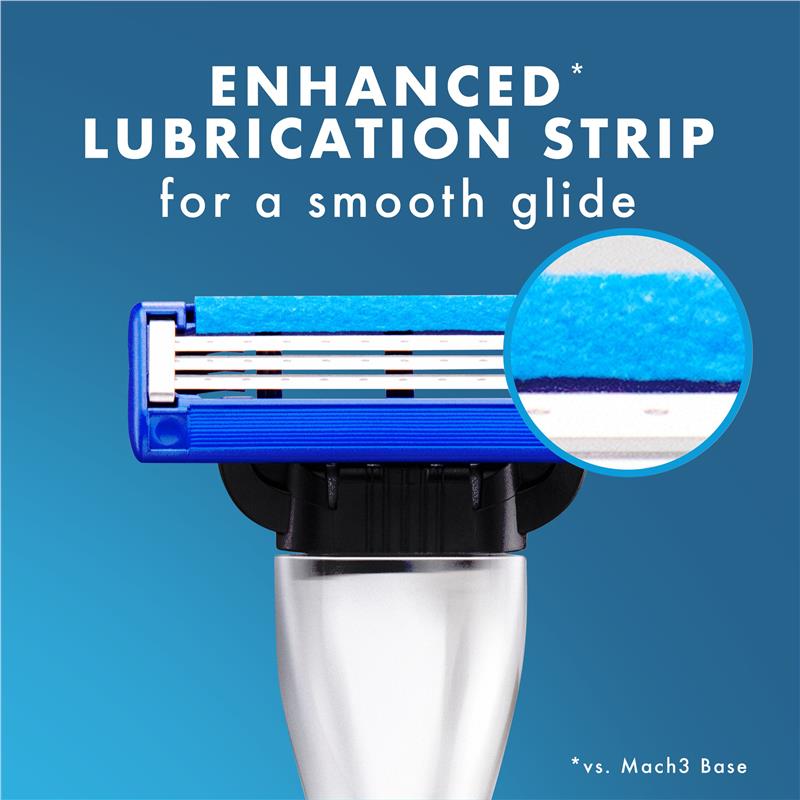 Gillette Mach 3 Turbo 3D Cartridges 4 Pack