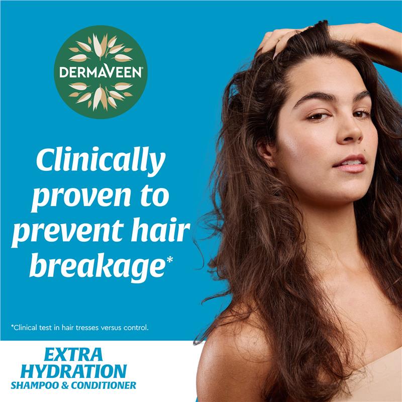 DermaVeen Hair + Scalp Extra Hydration Shampoo 500ml