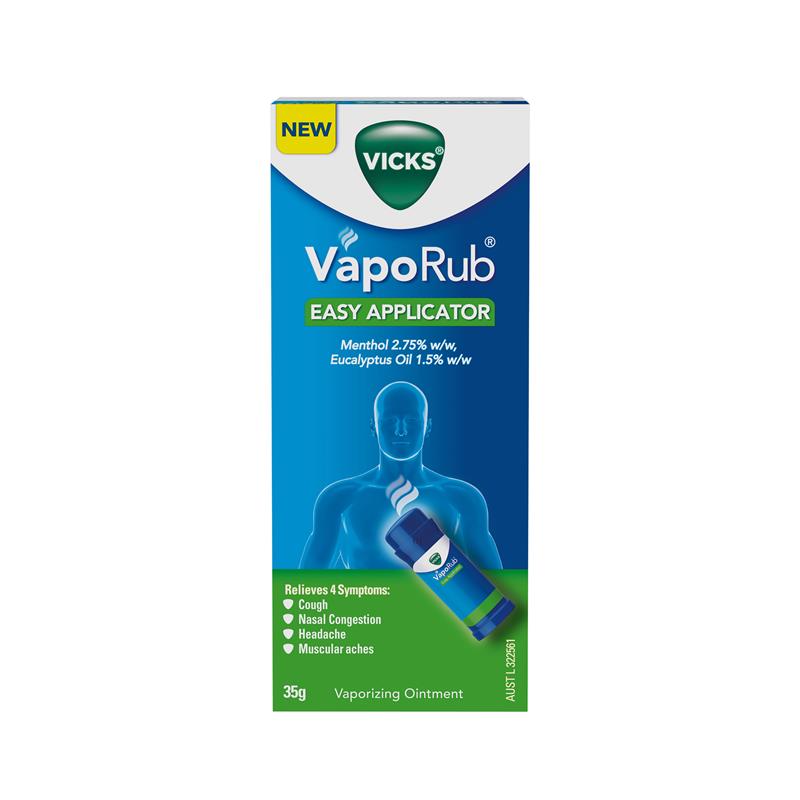 Vicks VapoRub Easy Applicator Vaporising Ointment 35g