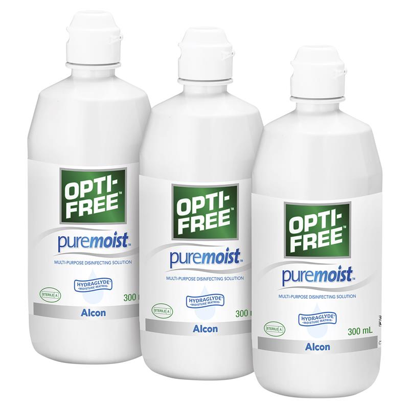 Opti Free Puremoist Mega Value Pack 3 x 300ml Exclusive Size