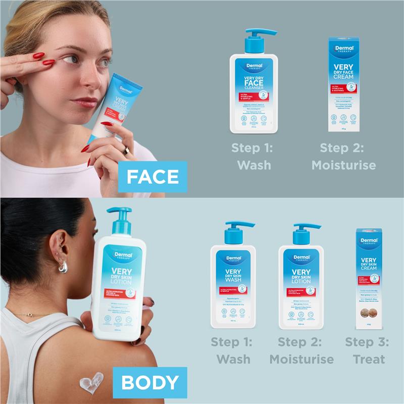 Dermal Therapy Very Dry Face Cleanser 175ml