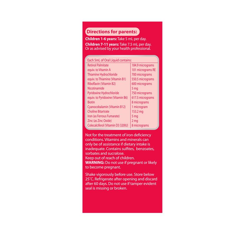 Nature's Way Kids Smart Liquid Multi + Iron 200ml