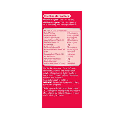 Nature's Way Kids Smart Liquid Multi + Iron 200ml