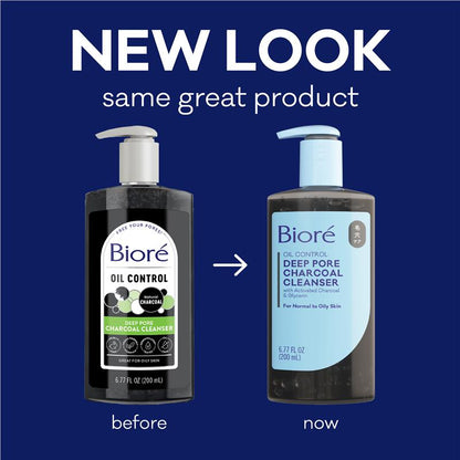Biore Deep Pore Charcoal Cleanser 200ml
