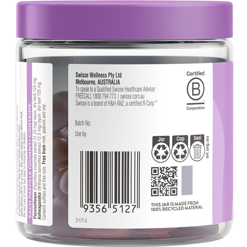 Swisse Calm And Sleep Gummies 60 Pack