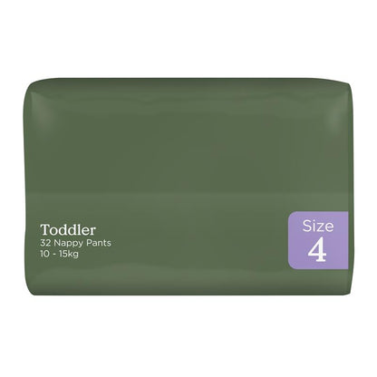 Tooshies Eco Nappy Pants Size 4 Toddler 10-15kg 32 Pack