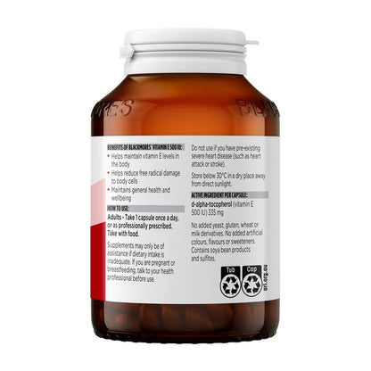 Blackmores Vitamin E 500IU 150 Capsules - GimmeNow