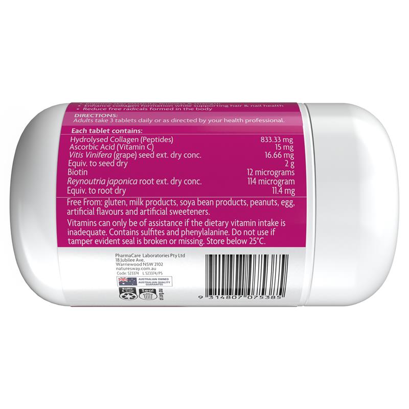 Nature's Way Collagen Peptides 120 Tablets