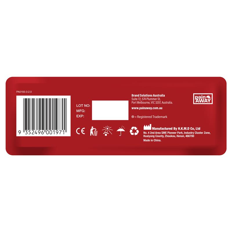 Pain Away Heat Patches Regular 5 Pack