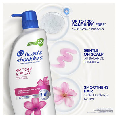Head & Shoulders Smooth & Silky Shampoo 850ml
