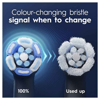 Oral B Power Toothbrush iO Advanced Clean Refills Black 4 Pack