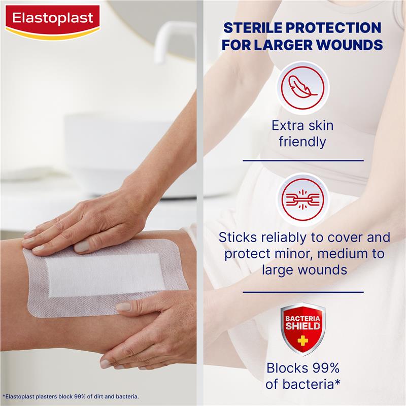 Elastoplast Sensitive Dressing 4XL 10x20cm 5 Dressings