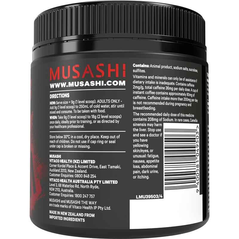 Musashi Shred Matrix Powder Passionfruit 270g