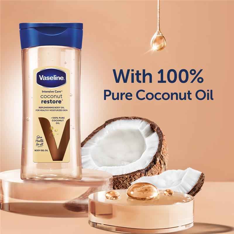 Vaseline Body Oil Coconut Restore 200ml